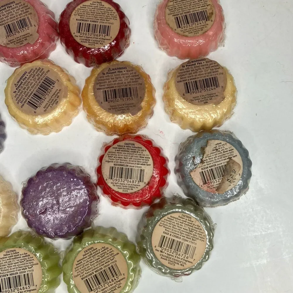 Yankee Candle Wax Potpourii Tarts Mixed Lot of 15 New Sealed